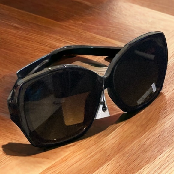 Oversized Sunglasses Dark Goth Brown Streetwear BALLETCORE Casual NWT - Picture 8 of 12